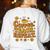 Groovy Coffee Teach Repeat Retro Teacher Women's Sweatshirt Back Print White