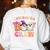 Groovy Kindergarten Boo Crew Kinder Halloween Teacher Kids Women's Sweatshirt Back Print White