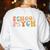 Groovy Retro School Psych Teacher School Psychologist For Men Women Girls Kids Women's Sweatshirt Back Print White