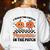 Groovy I Teach The Cutest Pumpkins In The Patch For Teacher Women's Sweatshirt Back Print White Groovy I Teach The Cutest Pumpkins In The Patch For Teacher Women's Sweatshirt Back Print White