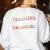 Groovy Teaching Future Engineers Teacher Engineering School Men Women Women's Sweatshirt Back Print White