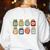 Groovy Teaching Is My Jam Teacher Appreciation Women's Sweatshirt Back Print White Groovy Teaching Is My Jam Teacher Appreciation Women's Sweatshirt Back Print White