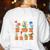 We All Grow At Different Rates Back To School Teacher Women's Sweatshirt Back Print White We All Grow At Different Rates Back To School Teacher Women's Sweatshirt Back Print White