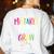 Growth Mindset Positive Back To School Teacher Student Women's Sweatshirt Back Print White Growth Mindset Positive Back To School Teacher Student Women's Sweatshirt Back Print White
