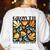 Growth Not Perfection Abstract Florals SPED Teacher Women's Sweatshirt Back Print White Growth Not Perfection Abstract Florals SPED Teacher Women's Sweatshirt Back Print White