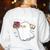 Halloween Books Librarian English Teacher Reader Reading Women's Sweatshirt Back Print White