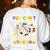 Halloween You Can't Scare Me I'm a Daycare Teacher Ghost Women's Sweatshirt Back Print White Halloween You Can't Scare Me I'm a Daycare Teacher Ghost Women's Sweatshirt Back Print White