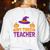 Halloween Costumes For Teachers Tired Teacher Costume Tee Women's Sweatshirt Back Print White Halloween Costumes For Teachers Tired Teacher Costume Tee Women's Sweatshirt Back Print White