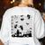Halloween Music Note Clefs Spooky Ghost For Music Teacher Women's Sweatshirt Back Print White Halloween Music Note Clefs Spooky Ghost For Music Teacher Women's Sweatshirt Back Print White