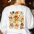 Halloween PE Teacher Costume Ghost Physical Education Women's Sweatshirt Back Print White Halloween PE Teacher Costume Ghost Physical Education Women's Sweatshirt Back Print White