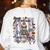 Halloween Skeleton Teacher I'Ll Just Wait Until It's Quiet Women's Sweatshirt Back Print White Halloween Skeleton Teacher I'Ll Just Wait Until It's Quiet Women's Sweatshirt Back Print White