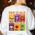 Halloween Spooky Syllable Types Teacher Educational Women's Sweatshirt Back Print White