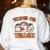 Halloween Teacher Ghosts Trick Or Teach Retro Costume Women Women's Sweatshirt Back Print White
