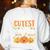 Halloween Teacher I Teach The Cutest Pumpkins In The Patch Women's Sweatshirt Back Print White Halloween Teacher I Teach The Cutest Pumpkins In The Patch Women's Sweatshirt Back Print White