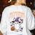 Halloween Teacher Trade Students For Candy Costume Women Women's Sweatshirt Back Print White