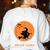 Halloween Teacher Witch Lets Eat Kids Punctuation Women's Sweatshirt Back Print White Halloween Teacher Witch Lets Eat Kids Punctuation Women's Sweatshirt Back Print White