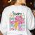Happy Dot Day 2025 Coquette Bow Teachers Kids Boys Girls Women's Sweatshirt Back Print White