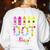 Happy Dot Day 2025 Teacher Kids Girls Colorful Polka Dot Day Women's Sweatshirt Back Print White Happy Dot Day 2025 Teacher Kids Girls Colorful Polka Dot Day Women's Sweatshirt Back Print White