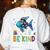 Happy First Day Of School Fish Rainbows Teacher Be Kind Women's Sweatshirt Back Print White Happy First Day Of School Fish Rainbows Teacher Be Kind Women's Sweatshirt Back Print White