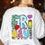 Happy Fri-Yay Friday Lovers Fun Teacher Life FriYay Weekend Women's Sweatshirt Back Print White Happy Fri-Yay Friday Lovers Fun Teacher Life FriYay Weekend Women's Sweatshirt Back Print White