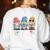 Happy Fri-Yay Teacher Fry Yay Friday Weekend Fri-Yay Women's Sweatshirt Back Print White