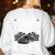 Haunted By 6-7 Teacher 67 Halloween Skeleton Six Seven Women's Sweatshirt Back Print White