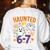 Haunted 67 Ghost Math Teacher Halloween Costume Math Pun Women's Sweatshirt Back Print White Haunted 67 Ghost Math Teacher Halloween Costume Math Pun Women's Sweatshirt Back Print White
