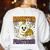 Haunted By Fractions Math Halloween Teacher Women's Sweatshirt Back Print White