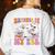 Haunted By My TBR Cute Ghosts Book Reading Teacher Halloween Women's Sweatshirt Back Print White