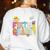 Hello Fifth Grade Team 5th Grade Back To School Teacher Kids Women's Sweatshirt Back Print White Hello Fifth Grade Team 5th Grade Back To School Teacher Kids Women's Sweatshirt Back Print White