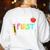 Hello First Grade Team 1st Grade Back To School Teacher Kids Women's Sweatshirt Back Print White