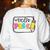 Hello Pre-K Team Preschool Teacher Kids Back To School Women's Sweatshirt Back Print White
