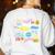 Hello Word In Different Languages Travel And Teacher Lover Women's Sweatshirt Back Print White Hello Word In Different Languages Travel And Teacher Lover Women's Sweatshirt Back Print White