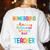 Homebound Teacher Appreciation Week Back To School Heart Women's Sweatshirt Back Print White Homebound Teacher Appreciation Week Back To School Heart Women's Sweatshirt Back Print White