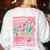 Howdy Fourth Grade Western 4th Grade Teacher Cowboy Cowgirl Women's Sweatshirt Back Print White