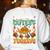 Humor I Teach The Cutest Turkeys Thanksgiving Teacher Women's Sweatshirt Back Print White Humor I Teach The Cutest Turkeys Thanksgiving Teacher Women's Sweatshirt Back Print White