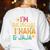 I’m Bilingual I Haha And Jaja Spanish Teacher Bilingual For Men Women Girls Kids Women's Sweatshirt Back Print White