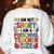 I'm Not Short I'm A Preschool Teacher Size Quote Women Women's Sweatshirt Back Print White