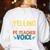 I'm Not Yelling This Is My PE Teacher Voice Women's Sweatshirt Back Print White I'm Not Yelling This Is My PE Teacher Voice Women's Sweatshirt Back Print White