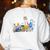 I'm Ok Lunch Lady Life Cafeteria Crew Teacher Women Women's Sweatshirt Back Print White I'm Ok Lunch Lady Life Cafeteria Crew Teacher Women Women's Sweatshirt Back Print White