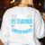I'm A PE Teacher What's Your Superpower Physical Education Women's Sweatshirt Back Print White I'm A PE Teacher What's Your Superpower Physical Education Women's Sweatshirt Back Print White