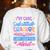 I'M That Substitute Teacher They Told Substitute Teacher Women's Sweatshirt Back Print White I'M That Substitute Teacher They Told Substitute Teacher Women's Sweatshirt Back Print White