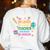 The Influence Of A Good Teacher Can Never Be Erased Quote Women's Sweatshirt Back Print White The Influence Of A Good Teacher Can Never Be Erased Quote Women's Sweatshirt Back Print White