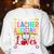 Instructional Assistant Loves Her Kids Teacher Assistant Women's Sweatshirt Back Print White Instructional Assistant Loves Her Kids Teacher Assistant Women's Sweatshirt Back Print White
