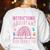 Instructional Assistant Because Teacher Need Hero Learning Women's Sweatshirt Back Print White Instructional Assistant Because Teacher Need Hero Learning Women's Sweatshirt Back Print White