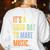 It's A Good Day To Make Music Music Lover Teacher Women's Sweatshirt Back Print White It's A Good Day To Make Music Music Lover Teacher Women's Sweatshirt Back Print White