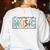 It's A Good Day To Make Music Musician Music Teacher Women's Sweatshirt Back Print White