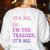It's Me Hi I'm The TEACHER It's Me Teacher Educator Women's Sweatshirt Back Print White