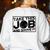 Take This Job And Shove It Teacher And Technician Work For Men Women Women's Sweatshirt Back Print White