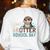 Just Anotter School Day Cute Otter Lover Teacher Student Women's Sweatshirt Back Print White Just Anotter School Day Cute Otter Lover Teacher Student Women's Sweatshirt Back Print White